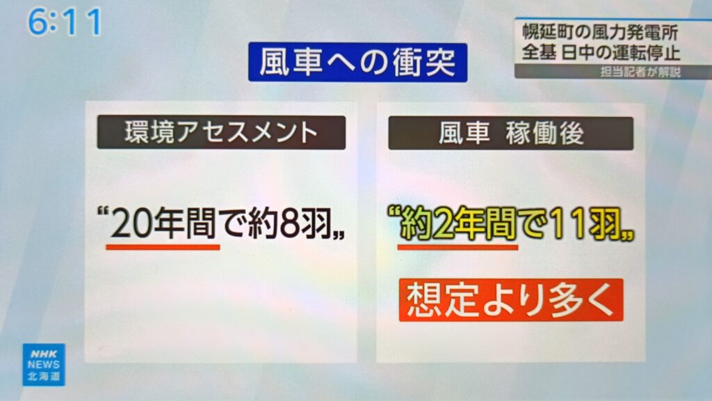 環境アセス数値と実際の数値の乖離